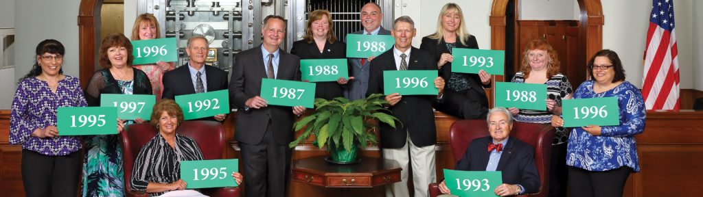 Employees over 20 years