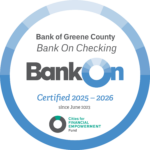 Bank on Checking Certification Logo 2025-2026